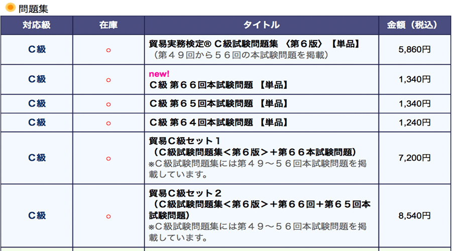 貿易実務検定c級 B級まとめ 独学での勉強時間や難易度 おすすめの過去問 s